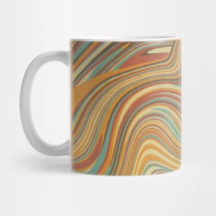 Rainbow Marble Organic Texture Mug